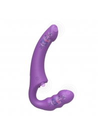 Фиолетовый безремневой страпон Straples Strap-On Dildo - Erokay - купить с доставкой в Новокуйбышевске