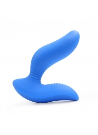 Синий вибромассажер простаты 3,5’’ Curve P-spot Massager - 12 см. - Erokay - в Новокуйбышевске купить с доставкой