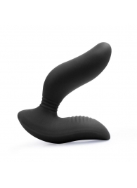 Черный вибромассажер простаты 3,5’’ Curve P-spot Massager - 12 см. - Erokay - в Новокуйбышевске купить с доставкой
