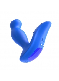 Синий вибромассажер простаты 3,5’’ P-spot Massager - 12,5 см. - Erokay - в Новокуйбышевске купить с доставкой