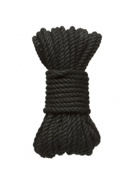 Черная верёвка для связывания и фиксации Bind Tie - 9,14 м. - Doc Johnson - купить с доставкой в Новокуйбышевске