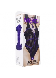 Фиолетовая верёвка для связывания и фиксации Bind Tie - 9,14 м. - Doc Johnson - купить с доставкой в Новокуйбышевске