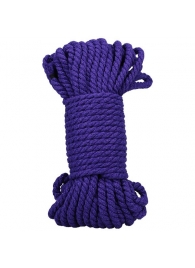 Фиолетовая верёвка для связывания и фиксации Bind Tie - 15,24 м. - Doc Johnson - купить с доставкой в Новокуйбышевске