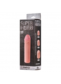 Фаллоудлинитель SUPER HERO Tempter - 16 см. - Lola Games - в Новокуйбышевске купить с доставкой