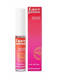 Возбуждающий блеск для губ Love Potion - 8 мл. - Love to Love - купить с доставкой в Новокуйбышевске