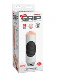 Мастурбатор-вагина Extreme Toyz Mega Grip Vibrating Stroker Mouth - Pipedream - в Новокуйбышевске купить с доставкой