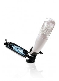 Перезаряжаемый мастурбатор-вагина с держателем для мобильных устройств Extreme Toyz Me - Pipedream - в Новокуйбышевске купить с доставкой