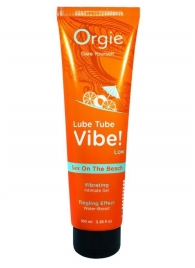 Гель с эффектом вибрации Lube Tube Vibe Low Sex On The Beach - 100 мл. - ORGIE - купить с доставкой в Новокуйбышевске