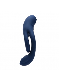 Синее эрекционное виброкольцо с двойным подхватом мошонки Ring Around The Rosy - Zero Tolerance - в Новокуйбышевске купить с доставкой