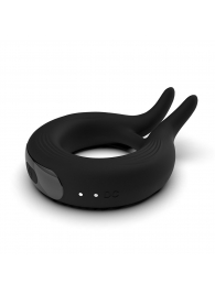 Черное эрекционное кольцо Marry Me Rechargeable Vibrating Cockring - Adrien Lastic - в Новокуйбышевске купить с доставкой