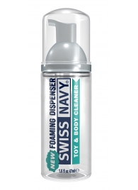 Очищающая пенка для игрушек и тела Toy   Body Cleaner Foamer - 47 мл. - Swiss navy - купить с доставкой в Новокуйбышевске