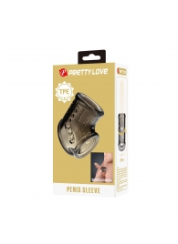 Дымчатая насадка на пенис и мошонку - Baile - в Новокуйбышевске купить с доставкой