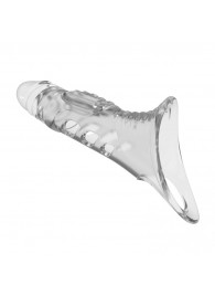 Прозрачная насадка на пенис - 22 см. - Baile - в Новокуйбышевске купить с доставкой