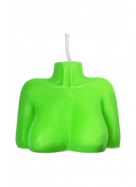 Зеленая сувенирная свеча «Женский силуэт» - Pecado - купить с доставкой в Новокуйбышевске