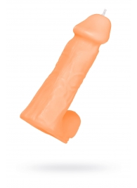 Оранжевая сувенирная свеча «Пенис» - Pecado - купить с доставкой в Новокуйбышевске