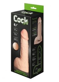 Телесный фаллоудлинитель с мошонкой Cock Next - 17 см. - LOVETOY (А-Полимер) - в Новокуйбышевске купить с доставкой