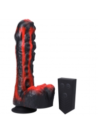 Черно-красная мини-машина на присоске Tendril Thruster - 21,6 см. - Doc Johnson - купить с доставкой в Новокуйбышевске
