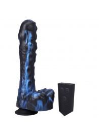 Черно-синяя мини-машина на присоске Tendril Thruster - 21,6 см. - Doc Johnson - купить с доставкой в Новокуйбышевске