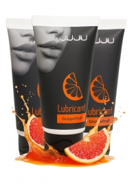 Набор из 3 съедобных лубрикантов JUJU со вкусом грейпфрута - JuJu - купить с доставкой в Новокуйбышевске