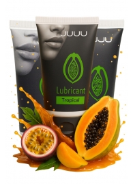 Набор из 3 съедобных лубрикантов JUJU со вкусом тропических фруктов - JuJu - купить с доставкой в Новокуйбышевске