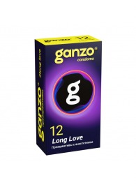 Презервативы с анестетиком для продления удовольствия Ganzo Long Love - 12 шт. - Ganzo - купить с доставкой в Новокуйбышевске