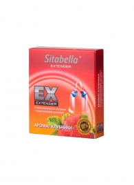 Стимулирующая насадка Sitabella Extender  Клубника - Sitabella - купить с доставкой в Новокуйбышевске