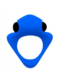 Синее эрекционное кольцо Wooomy Tribeс с вибрацией - Adrien Lastic - в Новокуйбышевске купить с доставкой