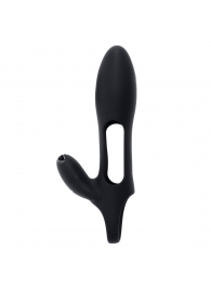 Черная насадка на пенис с вибрацией Nautilus - Zero Tolerance - в Новокуйбышевске купить с доставкой