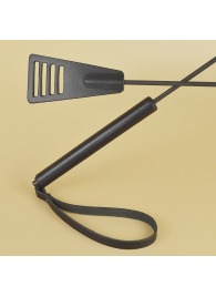 Черный кожаный стек «Сириус» - 60 см. - Sitabella - купить с доставкой в Новокуйбышевске