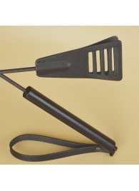 Черный кожаный стек «Сириус» - 60 см. - Sitabella - купить с доставкой в Новокуйбышевске