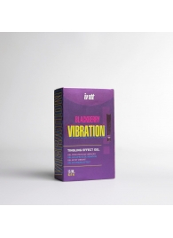 Стимулирующий гель с эффектом вибрации Blackberry Vibration - 15 мл. - INTT - купить с доставкой в Новокуйбышевске