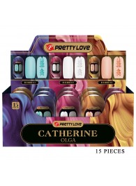 Набор из 15 мастурбаторов Catherine Olga - Baile - в Новокуйбышевске купить с доставкой
