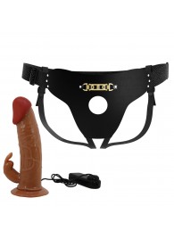 Мужской полый страпон с вибрацией Marion - Baile - купить с доставкой в Новокуйбышевске