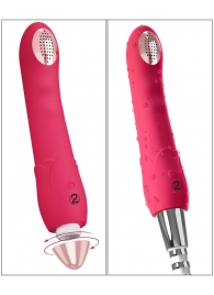 Малиновая насадка на душ с вибрацией Showers to orgasm - 20,1 см. - Orion - купить с доставкой в Новокуйбышевске