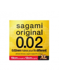Презерватив увеличенного размера Sagami Original 0.02 XL-size - 1 шт. - Sagami - купить с доставкой в Новокуйбышевске