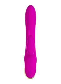 Лиловый тройной вибратор Trinny - 21,5 см. - A-toys