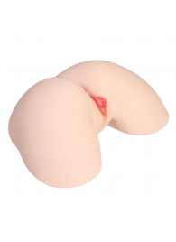 Мастурбатор-полуторс с двойным слоем материала и вибрацией Jenny Onahole Real Hips - KOKOS - в Новокуйбышевске купить с доставкой