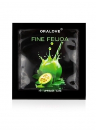 Саше съедобной оральной смазки OraLove с ароматом фейхоа - 3 гр. - Биоритм - купить с доставкой в Новокуйбышевске