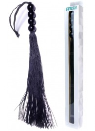 Черная силиконовая плеть - 37 см. - Boys of Toys - купить с доставкой в Новокуйбышевске