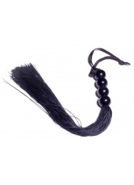 Черная силиконовая плеть - 37 см. - Boys of Toys - купить с доставкой в Новокуйбышевске