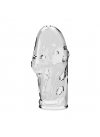 Прозрачная насадка на пенис Booker - 8 см. - Baile - в Новокуйбышевске купить с доставкой