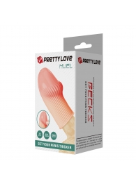 Телесная насадка на пенис Huel - 9 см. - Baile - в Новокуйбышевске купить с доставкой