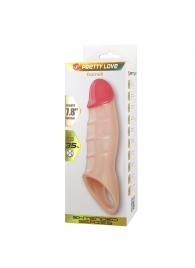 Телесная удлиняющая насадка на пенис Darnel - Baile - в Новокуйбышевске купить с доставкой