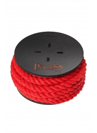 Красная веревка для шибари на катушке - 5 м. - Pecado - купить с доставкой в Новокуйбышевске