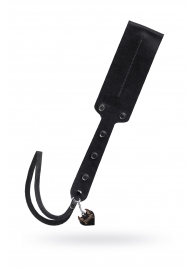 Черный кожаный пэддл - 32 см. - Pecado - купить с доставкой в Новокуйбышевске