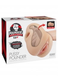 Телесный мастурбатор-вагина Pussy Pounder Squeeze Stroker - Pipedream - в Новокуйбышевске купить с доставкой