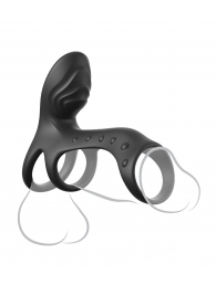 Черная насадка на пенис Ultimate Couples Cage Pro - Pipedream - в Новокуйбышевске купить с доставкой