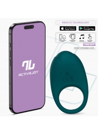 Зеленое интерактивное виброкольцо Ringo - Intoyou - в Новокуйбышевске купить с доставкой