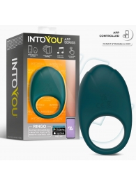 Зеленое интерактивное виброкольцо Ringo - Intoyou - в Новокуйбышевске купить с доставкой