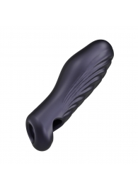 Сливовая силиконовая насадка на пенис с подхватом Manwan Ryzer - Manwan - в Новокуйбышевске купить с доставкой